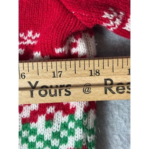 Jolly Sweaters Llama Christmas Ugly Holiday Sweater Fair Isle Nordic Pattern M/M - Picture 4 of 7